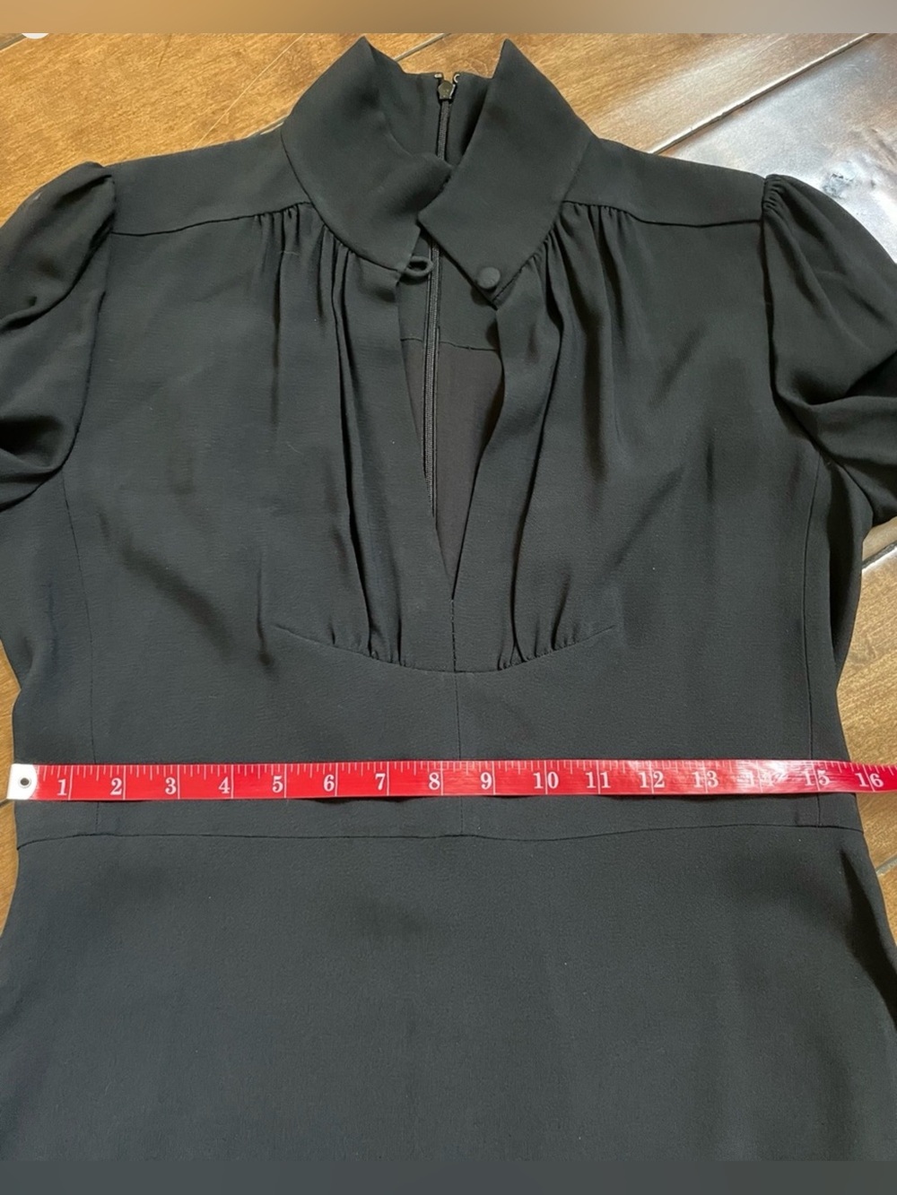 Chloe Black Long-Sleeve High-Neck Dress - Picture 9 of 11